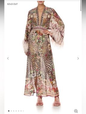Camilla Robe With Elastic Back Waist (Anarchy At Annabels Print)